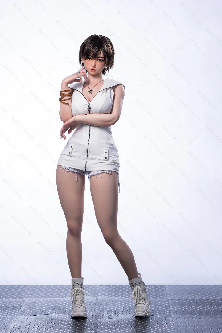 155cm (5ft1) E-Cup Lightweight Silicone Sex Doll Linaihui, ROS Head